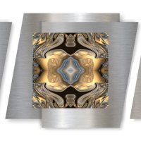 TAPESTRY #7<br/>
3 piece set<br/>
Magnetic Art Tiles<br/>
Hang Vertical or Horizontal<br/>
Approximately 14" x 14" each<br/>
3 Piece Set with Art<br/>
1200.00<br/>